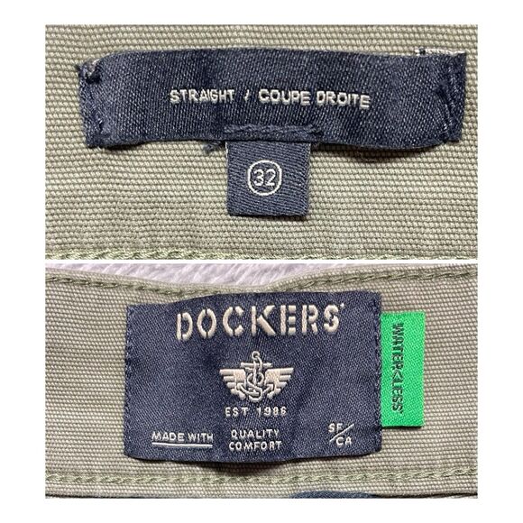 Dockers Men’s Stretch Utility Pants Straight Fit Size 32x32 Green Color - Picture 13 of 14